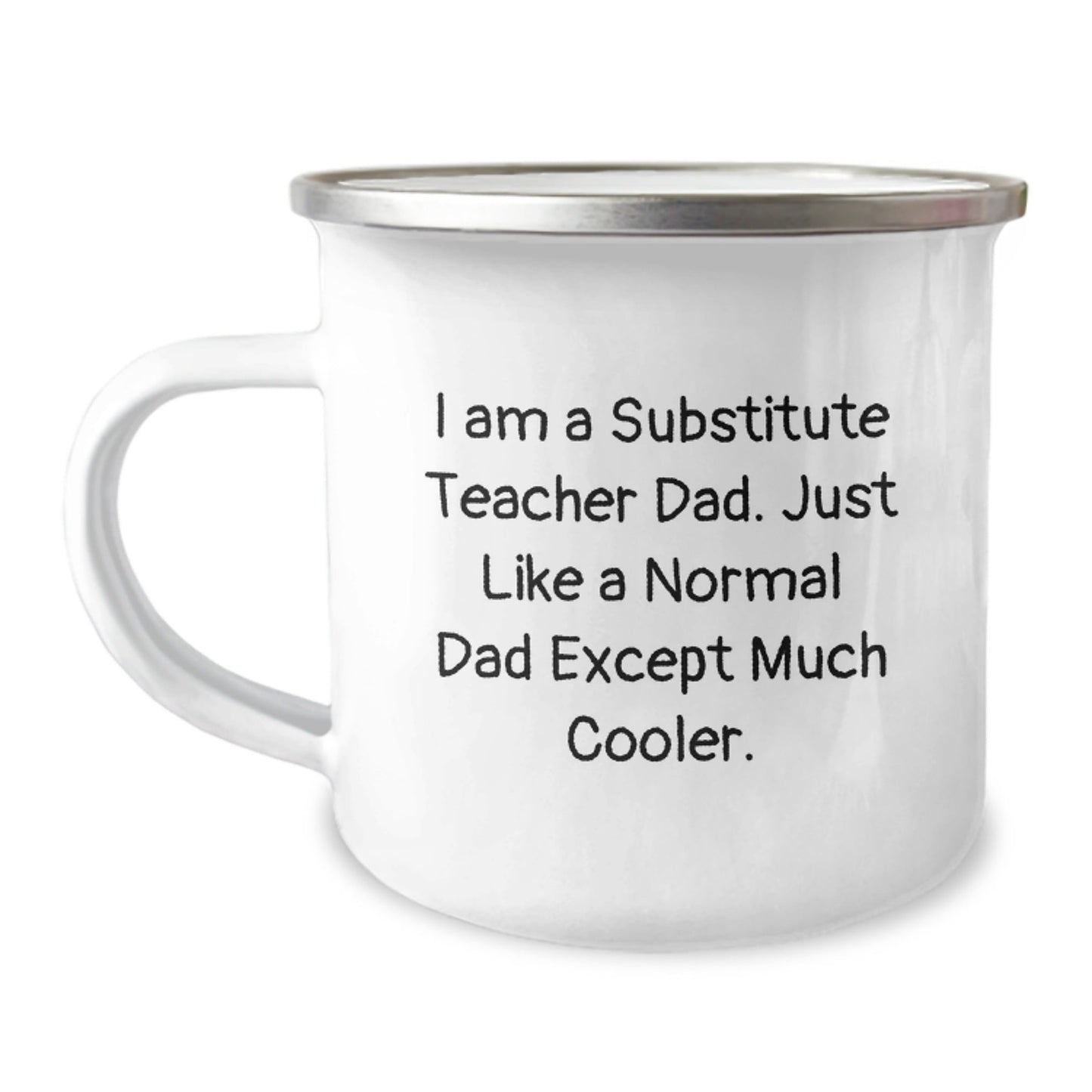 Funny Substitute Teacher Gifts for Men - I Am A Substitute Teacher Dad Camping Mug Christmas Unique Presents - The Buy Boom