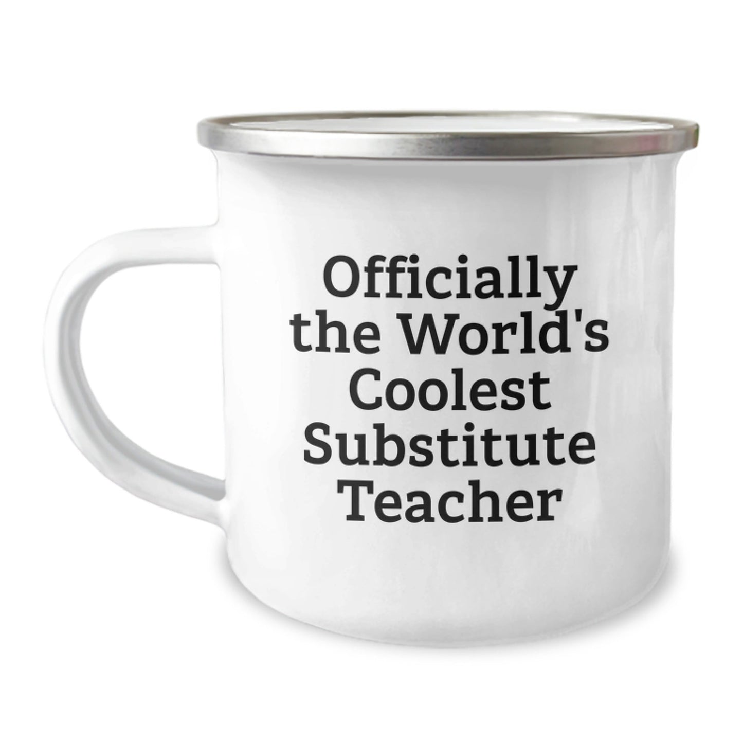 Funny Substitute Teacher Gifts from Friends - Camping Mug for Officially The World's Coolest Substitute Teacher Graduation Unique Gifts - The Buy Boom