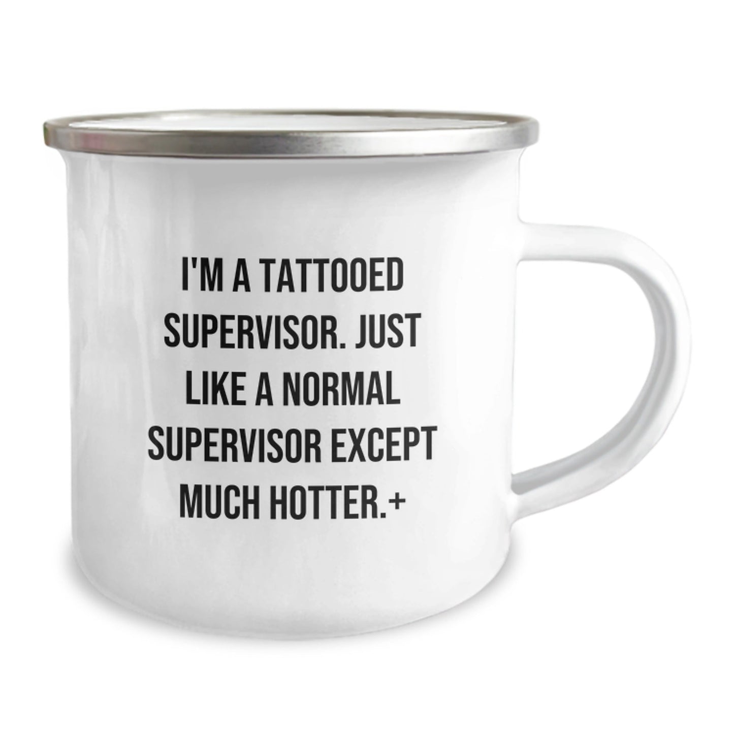 Funny Supervisor Camping Mug Gifts from Friends for Men - Christmas Unique Supervisor Mugs for Supervisor Enthusiasts, Hot Tattooed Supervisor Gifts - The Buy Boom