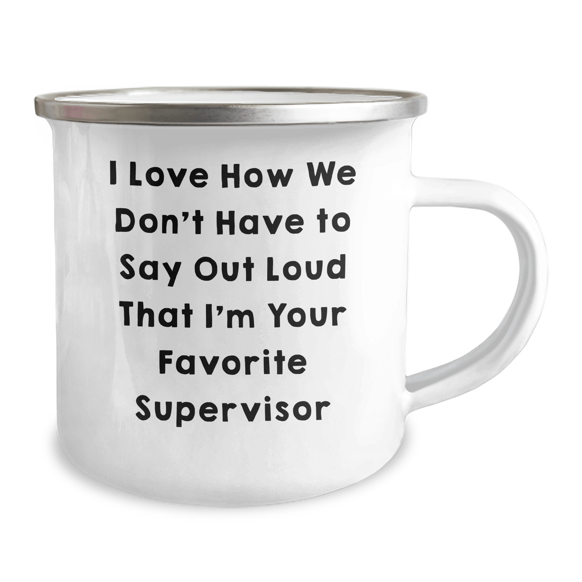 Funny Supervisor Gifts: Camping Mugs with Inspirational Quote, Gifts from Friends for Favorite Supervisor, Father's Day Unique Gifts for Men - The Buy Boom