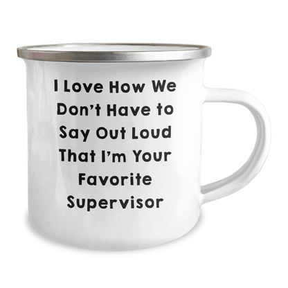Funny Supervisor Gifts: Camping Mugs with Inspirational Quote, Gifts from Friends for Favorite Supervisor, Father's Day Unique Gifts for Men - The Buy Boom