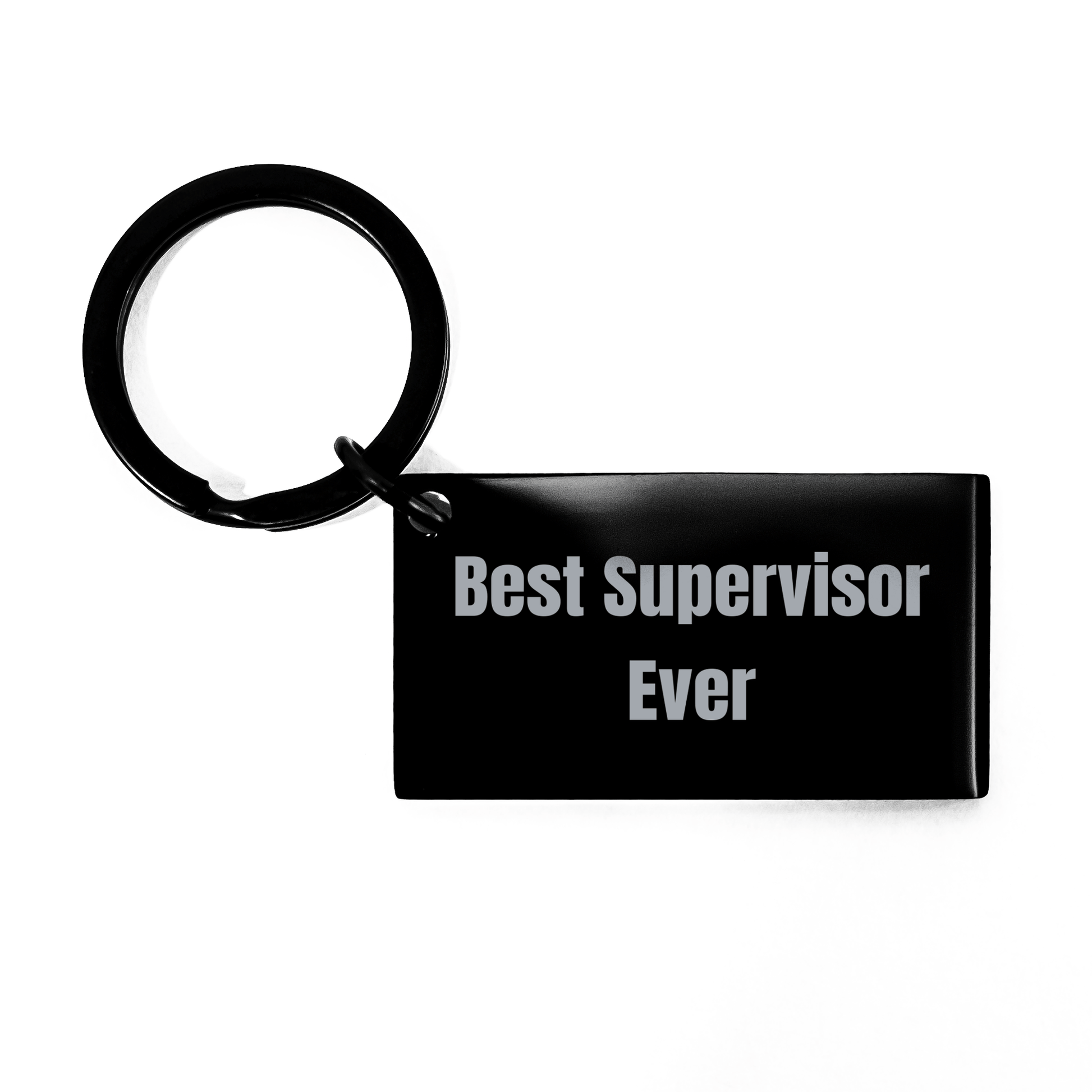 Funny Supervisor Gifts from Friends - Best Supervisor Ever Keychain for Men, Unique Father's Day Unique Gifts - The Buy Boom