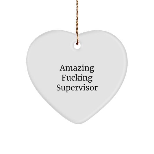 Funny Supervisor Gifts from Men to Gifts for Supervisor Christmas Ornament - The Buy Boom