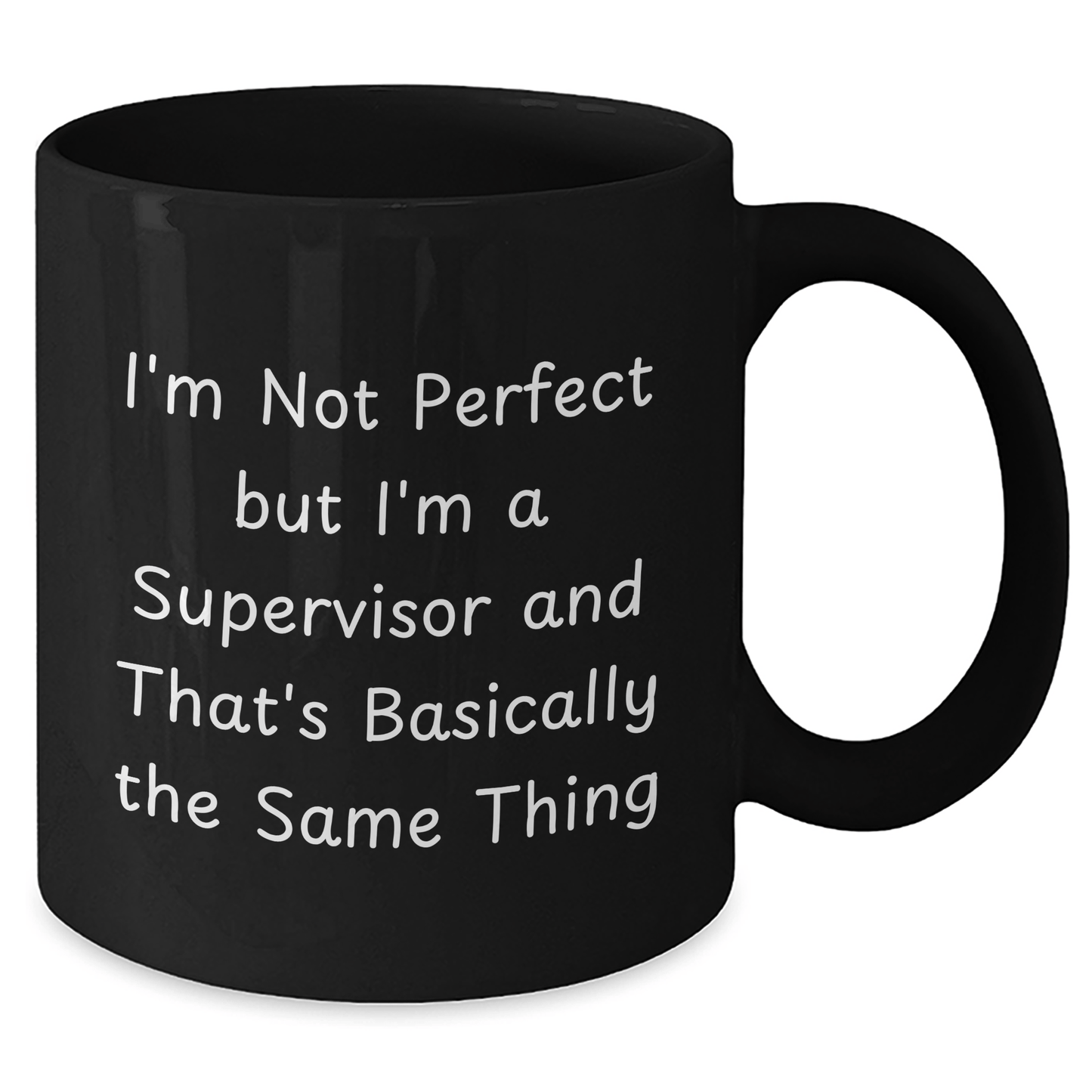 Funny Supervisor Gifts, Supervisor Coffee Mug, I'm Not Perfect But I'm A Supervisor And That's Basically The Same Thing, Gifts from Men for Supervisor on Father's Day - The Buy Boom