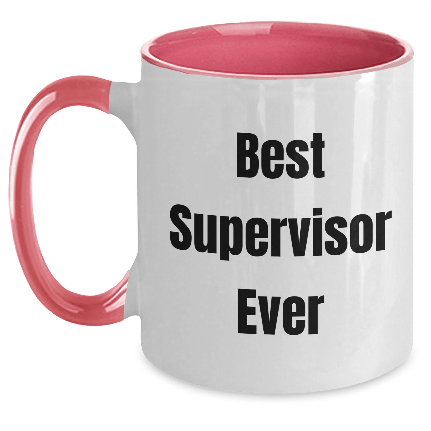 Funny Supervisor Quote Two Tone Coffee Mugs, Gifts for Best Supervisor Ever, Men, Coworkers, Family, Father's Day Unique Gifts from Friends - The Buy Boom