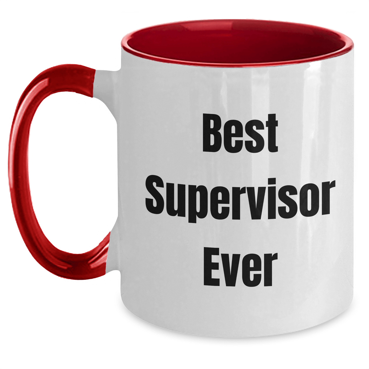 Funny Supervisor Quote Two Tone Coffee Mugs, Gifts for Best Supervisor Ever, Men, Coworkers, Family, Father's Day Unique Gifts from Friends - The Buy Boom