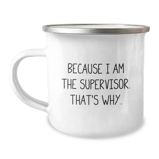 Funny Supervisor Quotes Camping Mug Gifts for Him from Family Men Friends Coworkers - The Buy Boom