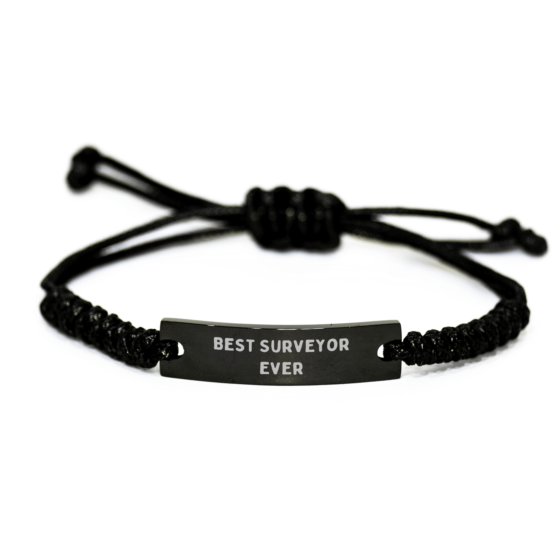 Funny Surveyor Gifts from Men to Best Surveyor Ever on Father's Day - Adjustable Rope Bracelet - The Buy Boom