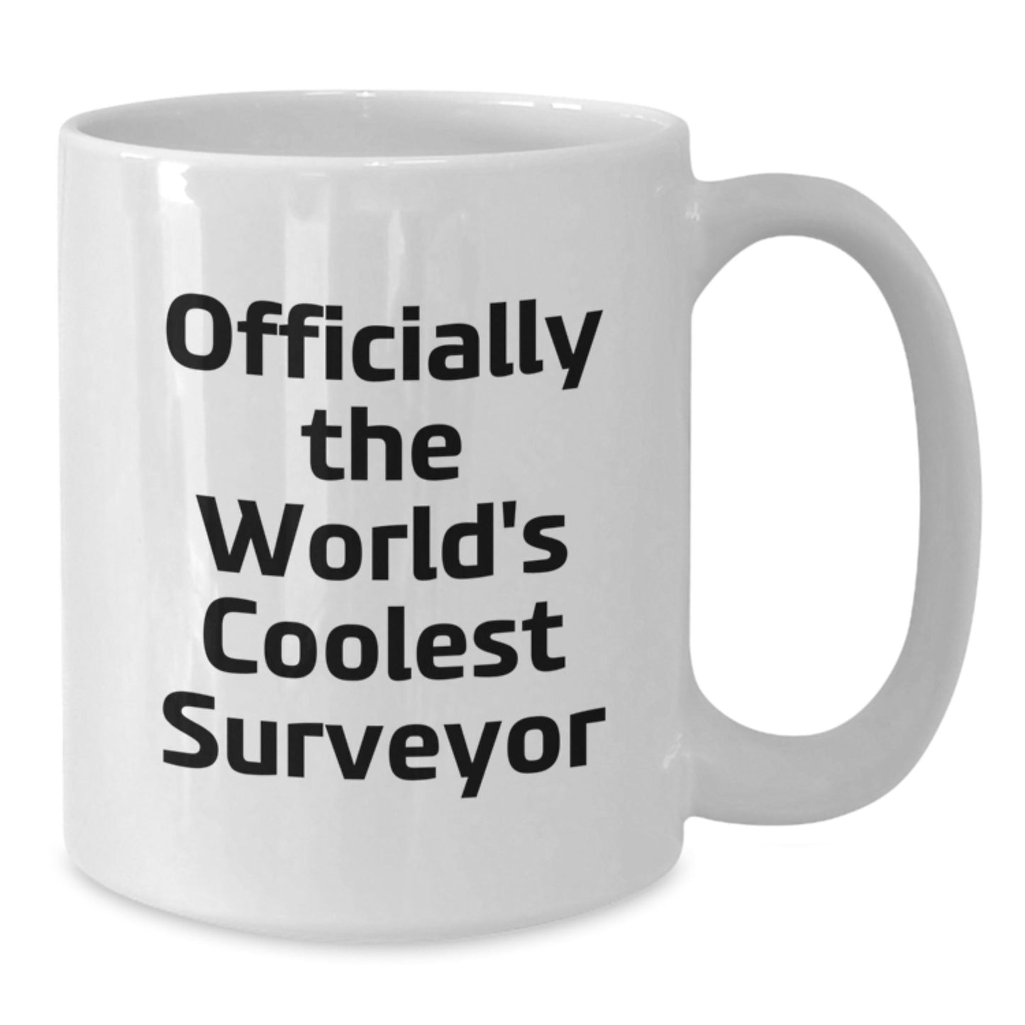 Funny Surveyor White Coffee Mug Gifts from Friends and Family for Surveyor Men on Christmas Unique Mornings - The Buy Boom