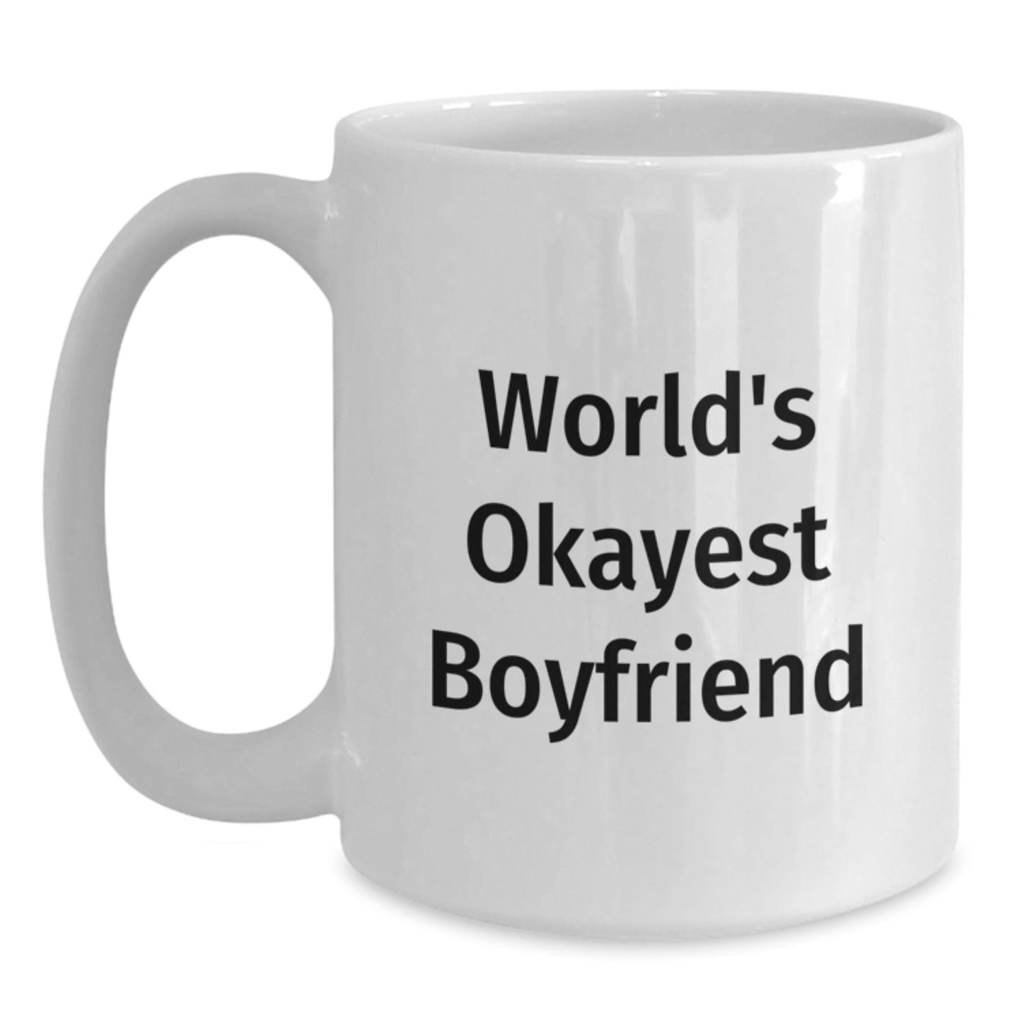 Funny Sweetheart Gift, World's Okayest Sweetheart White Coffee Mug for Him, Unique Graduation Present, Gifts from Family, Friends, or Coworkers - The Buy Boom