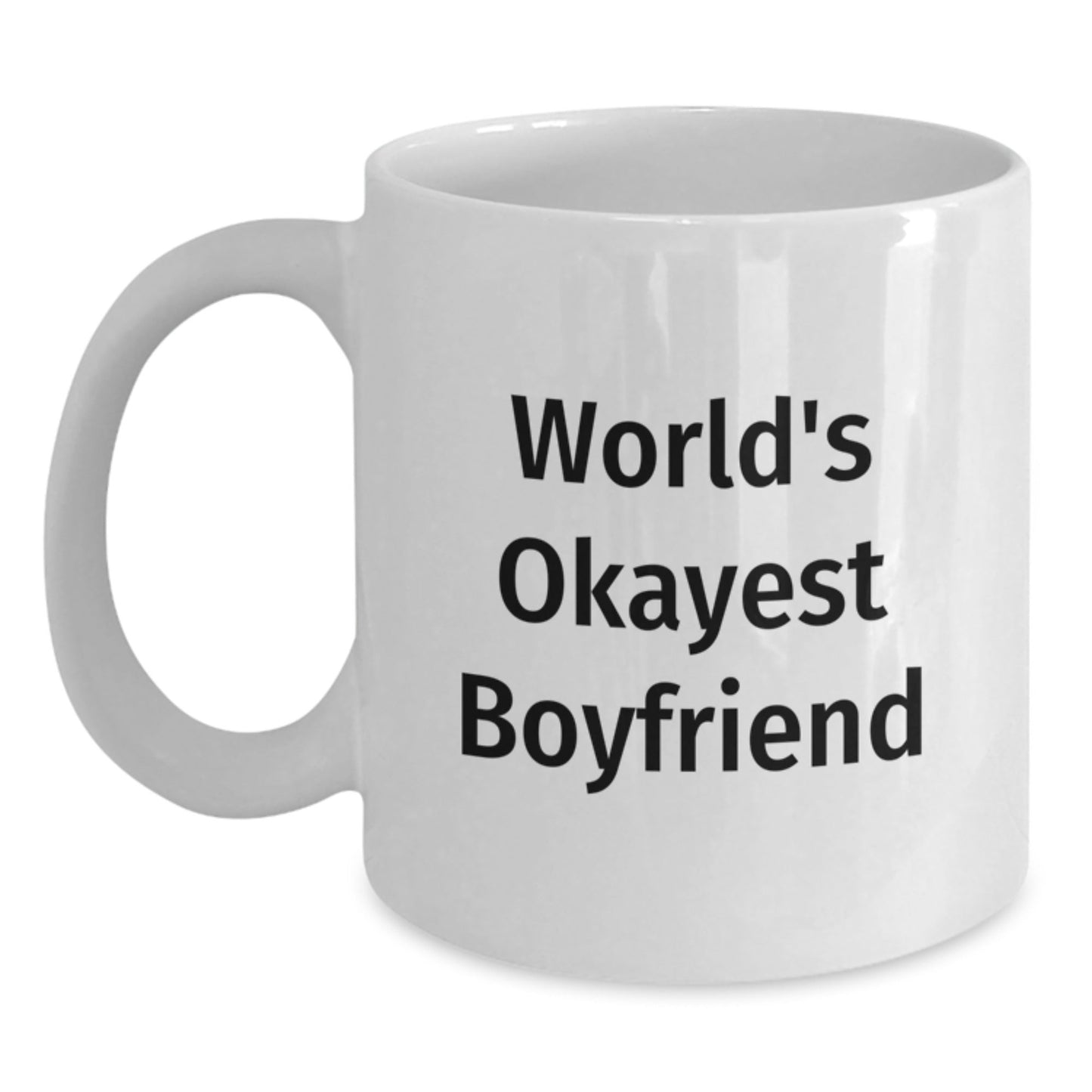 Funny Sweetheart Gift, World's Okayest Sweetheart White Coffee Mug for Him, Unique Graduation Present, Gifts from Family, Friends, or Coworkers - The Buy Boom
