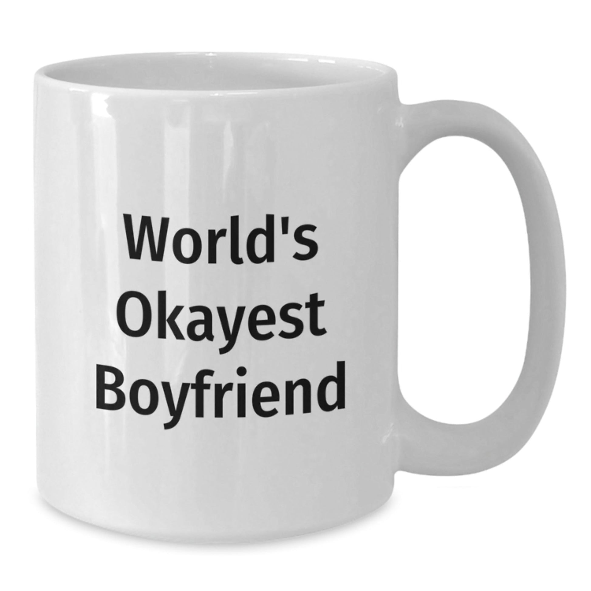 Funny Sweetheart Gift, World's Okayest Sweetheart White Coffee Mug for Him, Unique Graduation Present, Gifts from Family, Friends, or Coworkers - The Buy Boom