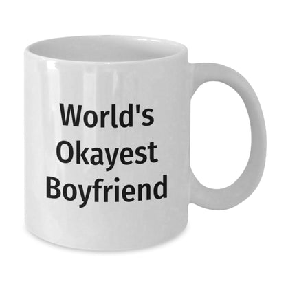 Funny Sweetheart Gift, World's Okayest Sweetheart White Coffee Mug for Him, Unique Graduation Present, Gifts from Family, Friends, or Coworkers - The Buy Boom