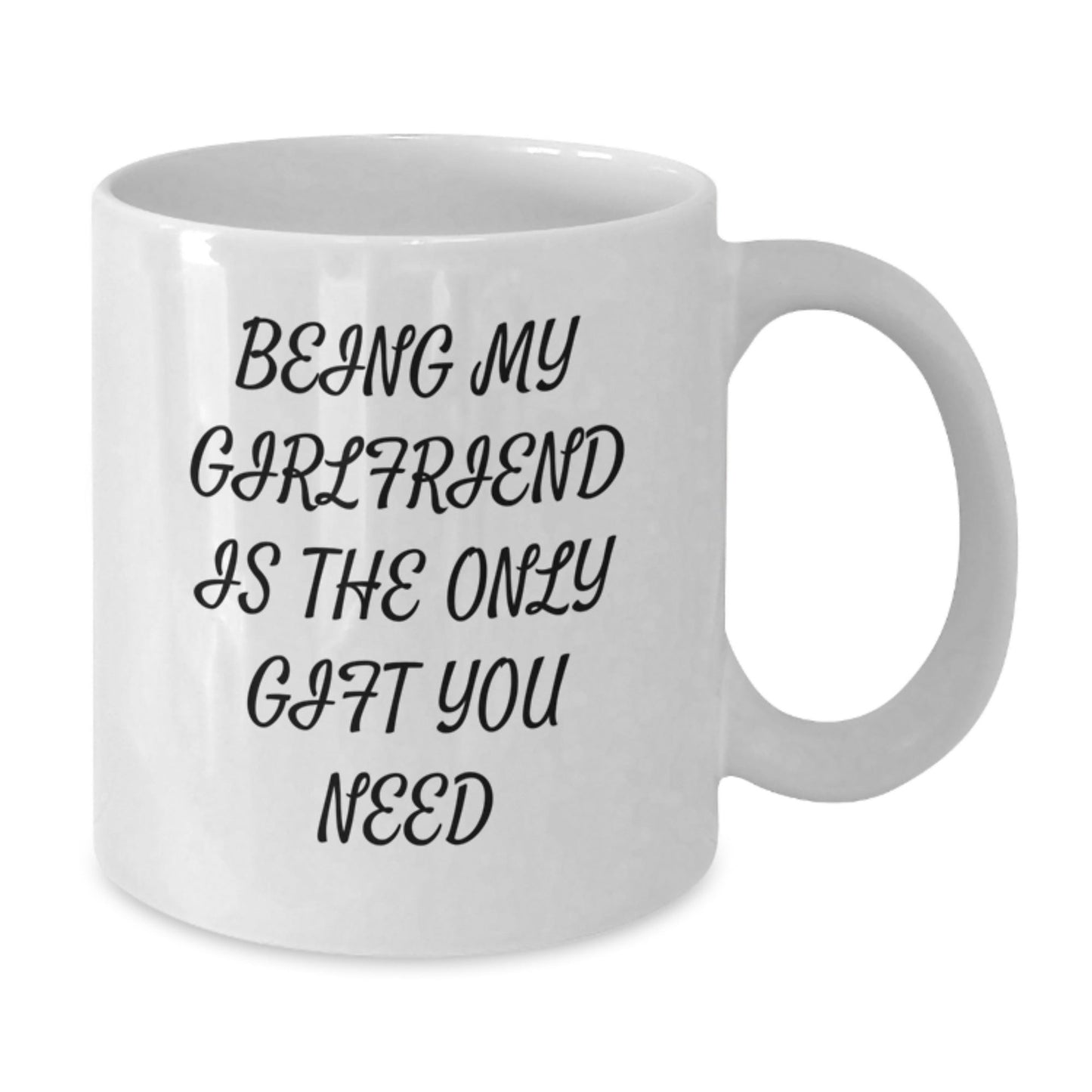 Funny Sweetheart Gifts from Men, White Coffee Mugs for Sweetheart, Christmas Unique Gifts, Being My Sweetheart Is The Only Gift You Need - The Buy Boom