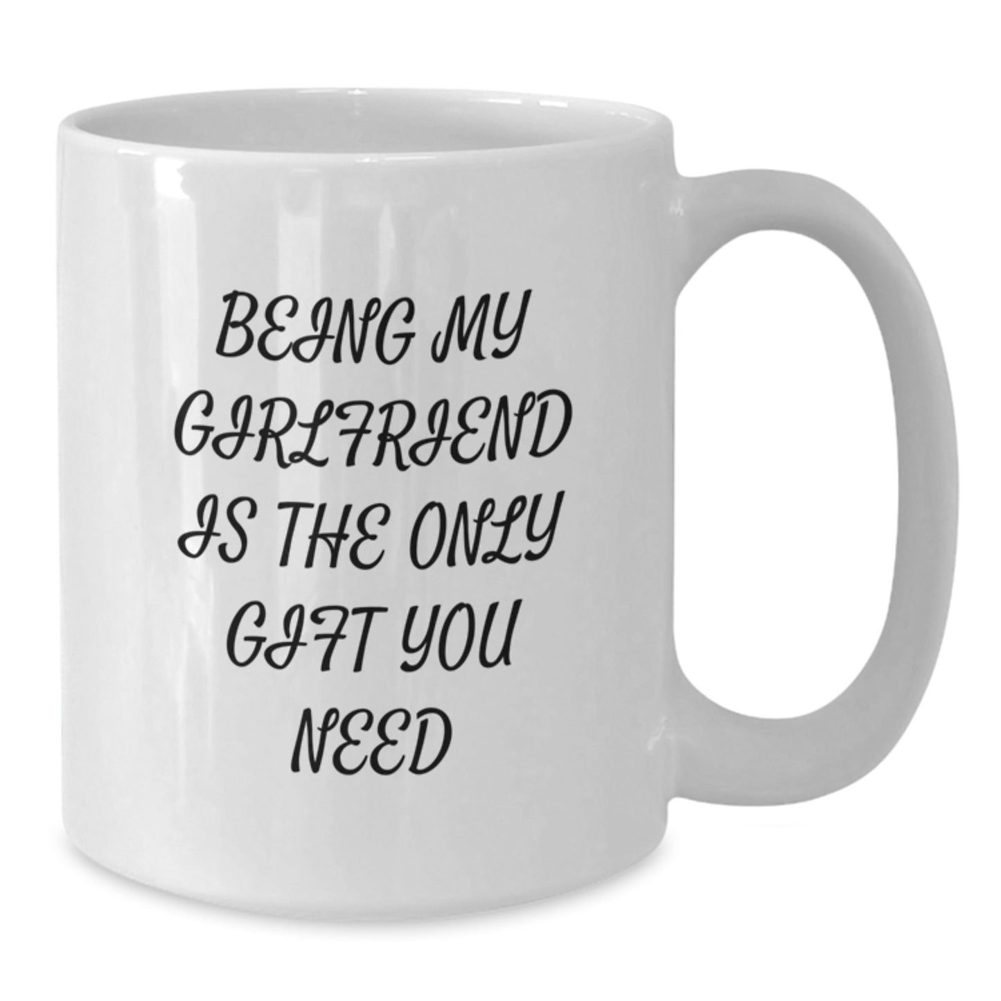 Funny Sweetheart Gifts from Men, White Coffee Mugs for Sweetheart, Christmas Unique Gifts, Being My Sweetheart Is The Only Gift You Need - The Buy Boom