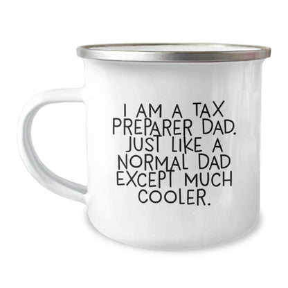 Funny Tax Preparer Camping Mug Gifts from Dad for Tax Preparer Friends and Family This Christmas - The Buy Boom
