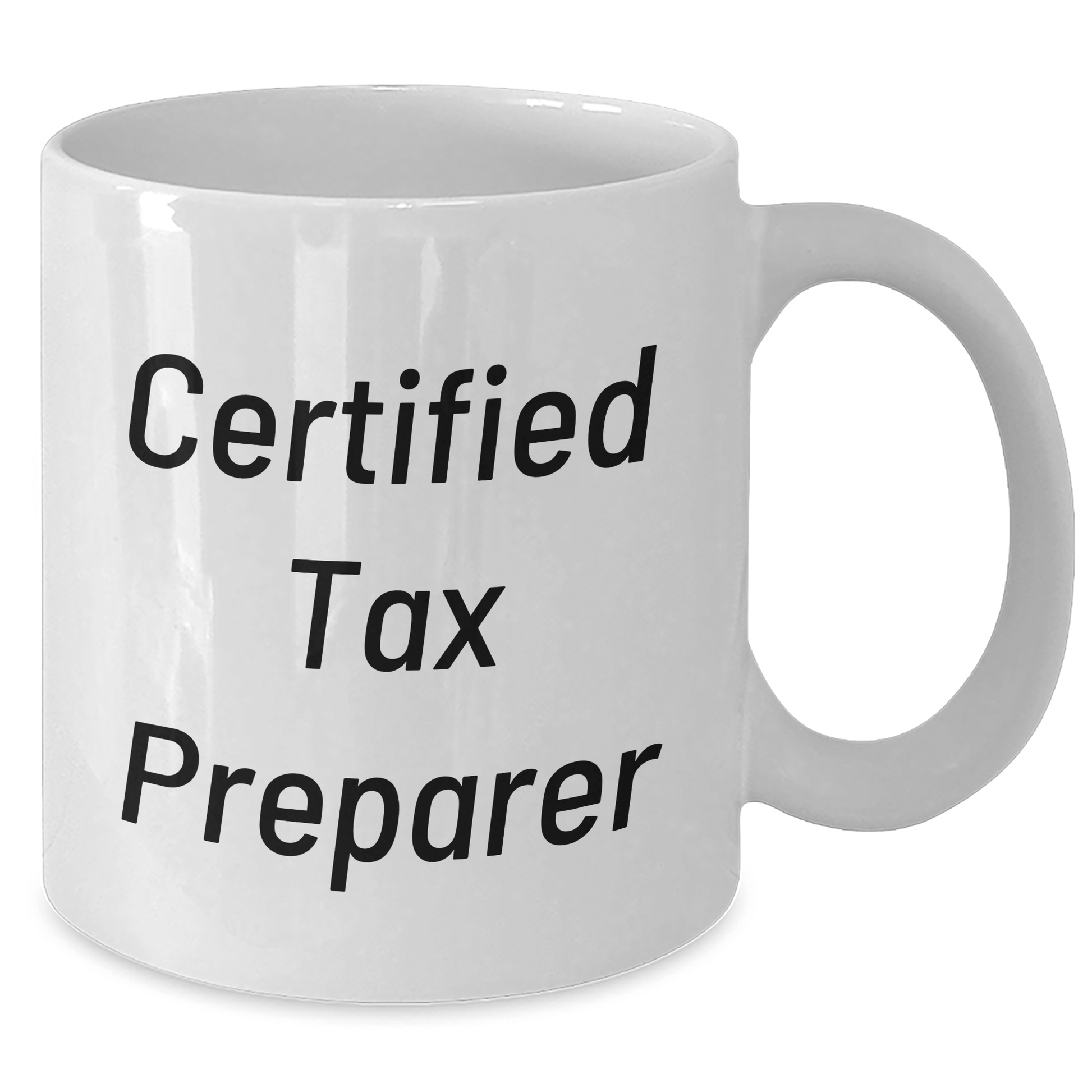 Funny Tax Preparer Gifts for Men from Family - White Coffee Mug, Certified Tax Preparer Quote, Father's Day Unique Gifts - The Buy Boom