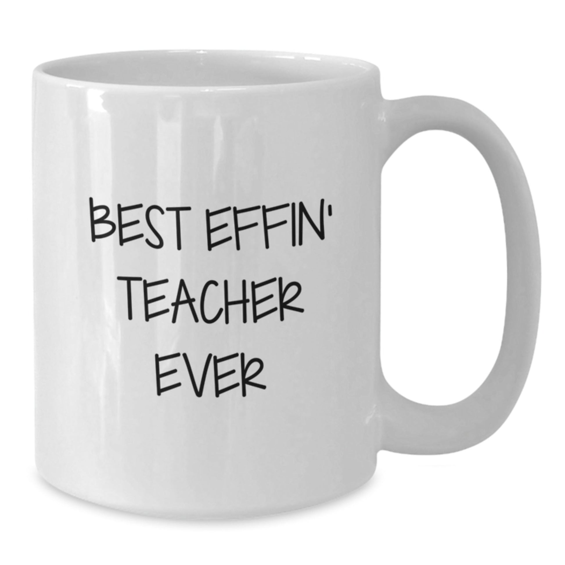 Funny Teacher White Coffee Mug Gifts from Family, Friends, or Coworkers for Christmas Morning - The Buy Boom