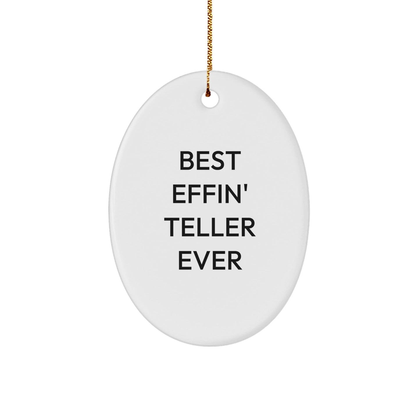 Funny Teller Oval Ornament Gifts from Friends and Family for Christmas Unique - The Buy Boom