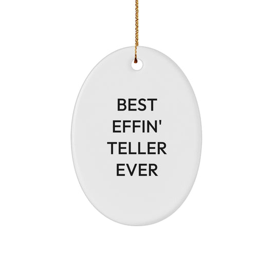 Funny Teller Oval Ornament Gifts from Friends and Family for Christmas Unique - The Buy Boom