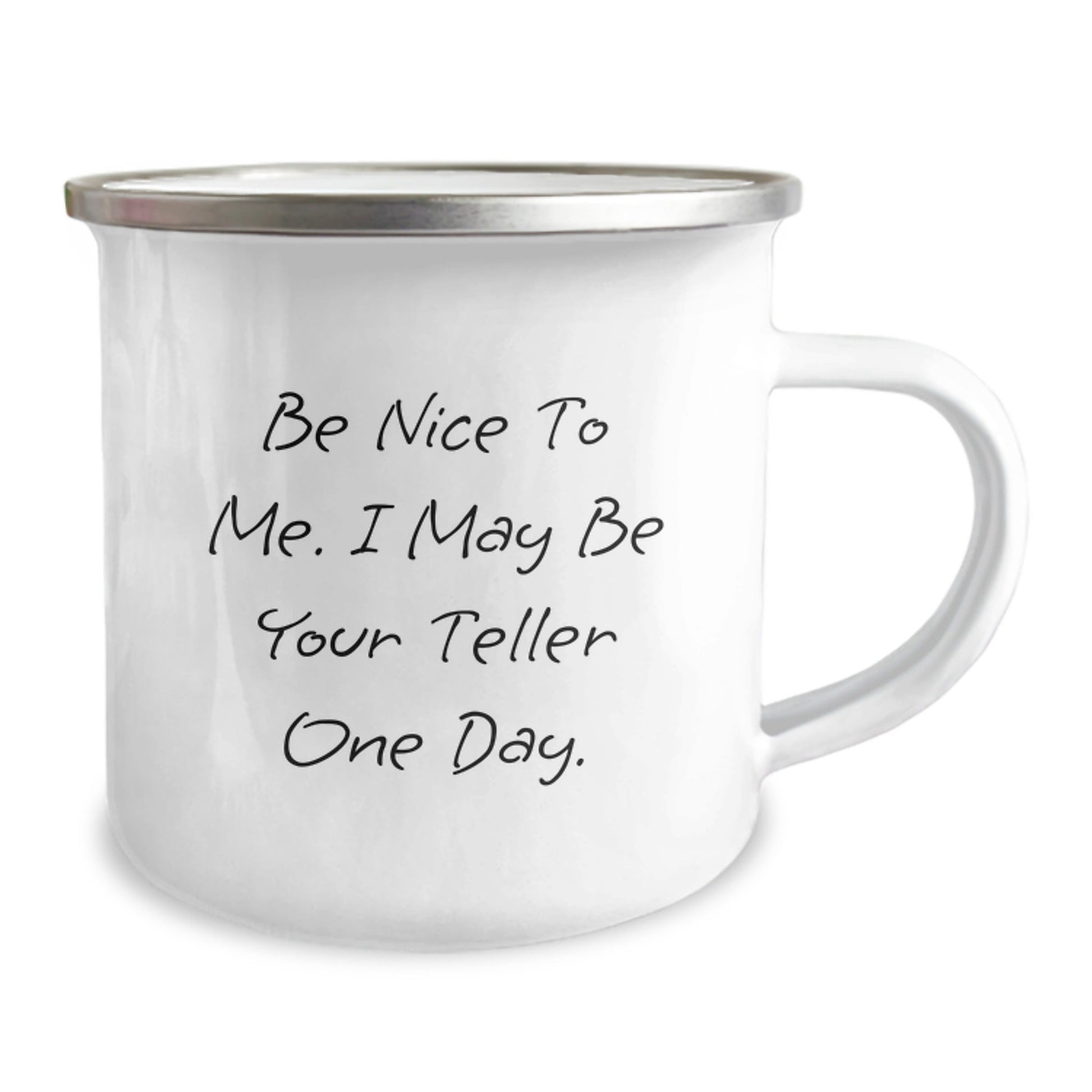 Funny Teller Quote Camping Mug for Birthday Unique Gifts from Friends to Family - Unique Gifts for Teller Enthusiasts - The Buy Boom