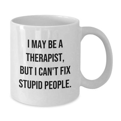 Funny Therapist Gifts for Birthday - White Coffee Mug from Friends - The Buy Boom