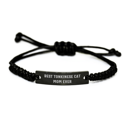 Funny Tonkinese Cat Mom Ever Rope Bracelet Gifts from Friends and Family for Father's Day - The Buy Boom