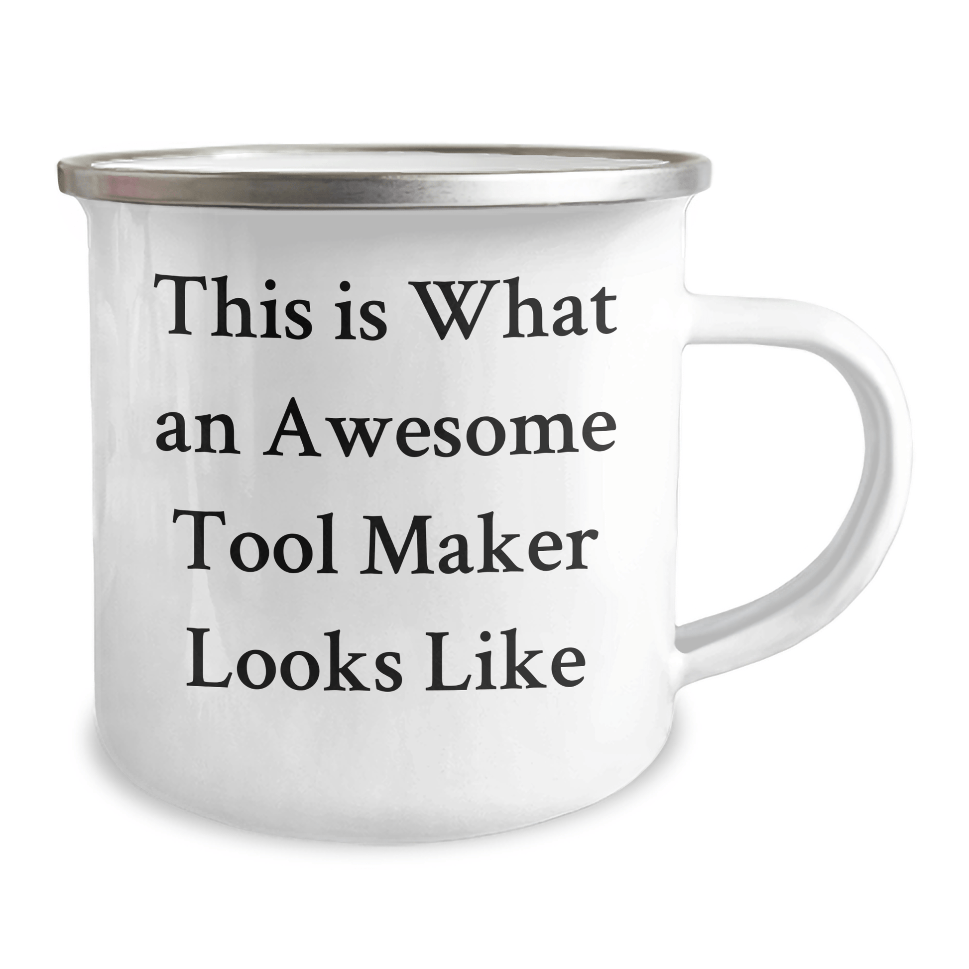 Funny Tool Maker Gifts from Friends to Tool Makers, Camping Mug for Father's Day, 'This Is What An Awesome Tool Maker Looks Like' Quote - The Buy Boom