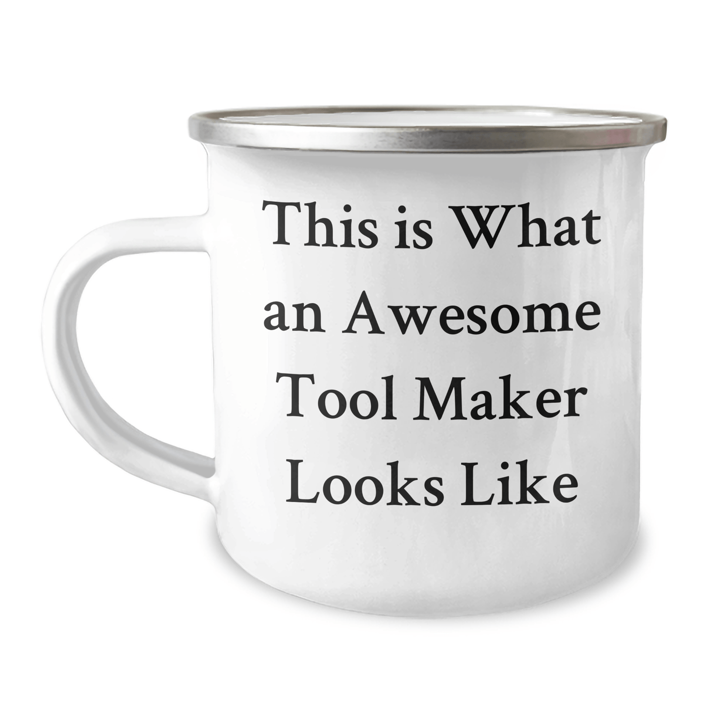 Funny Tool Maker Gifts from Friends to Tool Makers, Camping Mug for Father's Day, 'This Is What An Awesome Tool Maker Looks Like' Quote - The Buy Boom