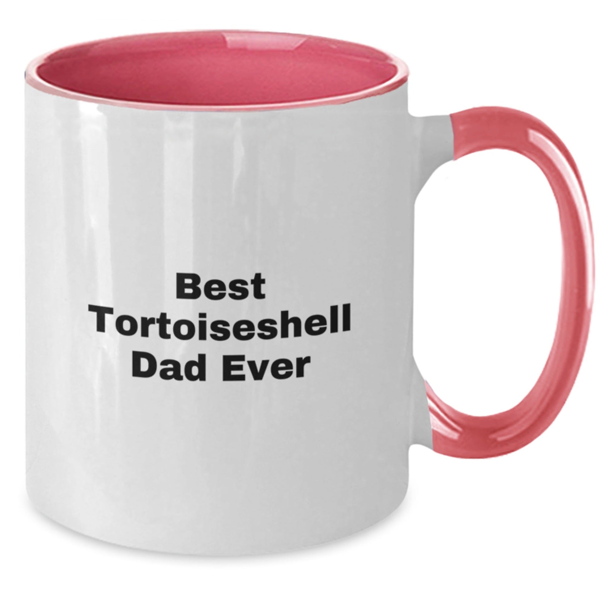 Funny Tortoiseshell Cat Gifts for Dad - Best Tortoisshell Dad Ever, Two Tone Coffee Mug for Graduation, Gifts from Men to Tortoiseshell Cat Lovers - The Buy Boom