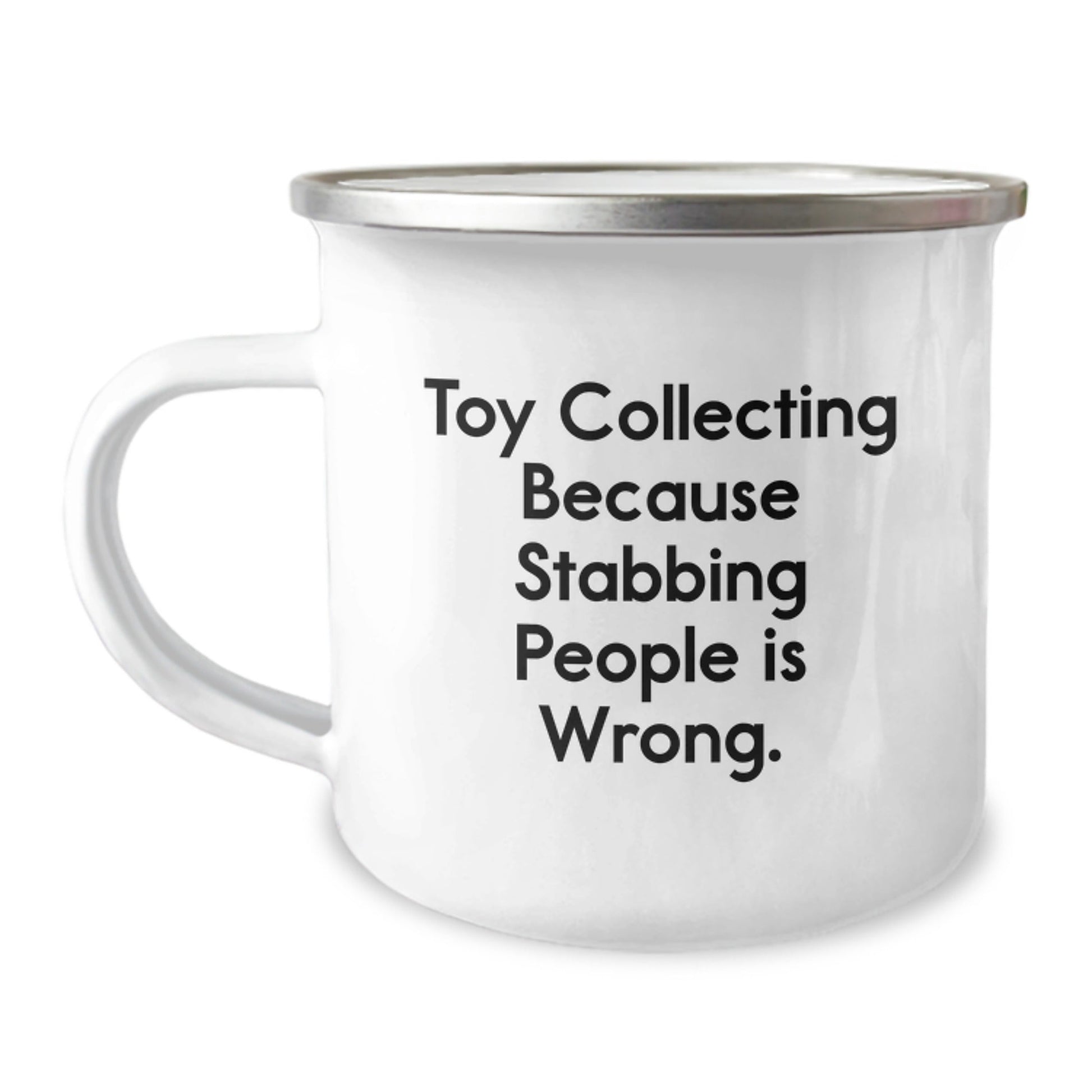 Funny Toy Collecting Camping Mug Gifts for Men from Friends at Christmas, Get Ready for a Sassy Morning, Not for Stabbing People! - The Buy Boom