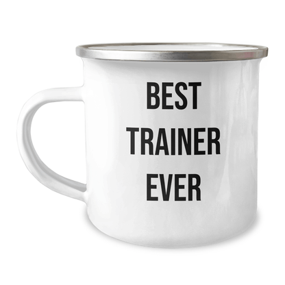 Funny Trainer Gifts for Best Trainer Ever, Camping Mug for Graduation, Inspirational Quote, Gifts from Friends, Gifts for Trainer - The Buy Boom