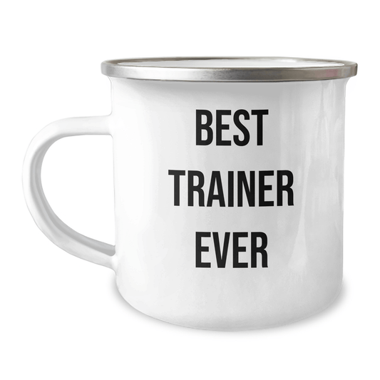 Funny Trainer Gifts for Best Trainer Ever, Camping Mug for Graduation, Inspirational Quote, Gifts from Friends, Gifts for Trainer - The Buy Boom
