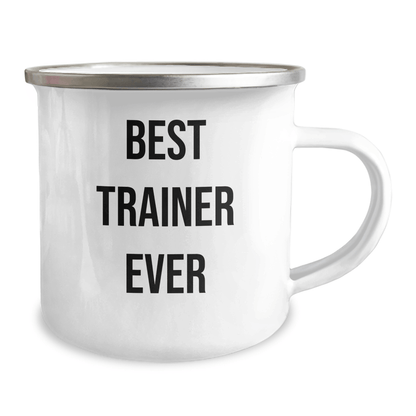 Funny Trainer Gifts for Best Trainer Ever, Camping Mug for Graduation, Inspirational Quote, Gifts from Friends, Gifts for Trainer - The Buy Boom