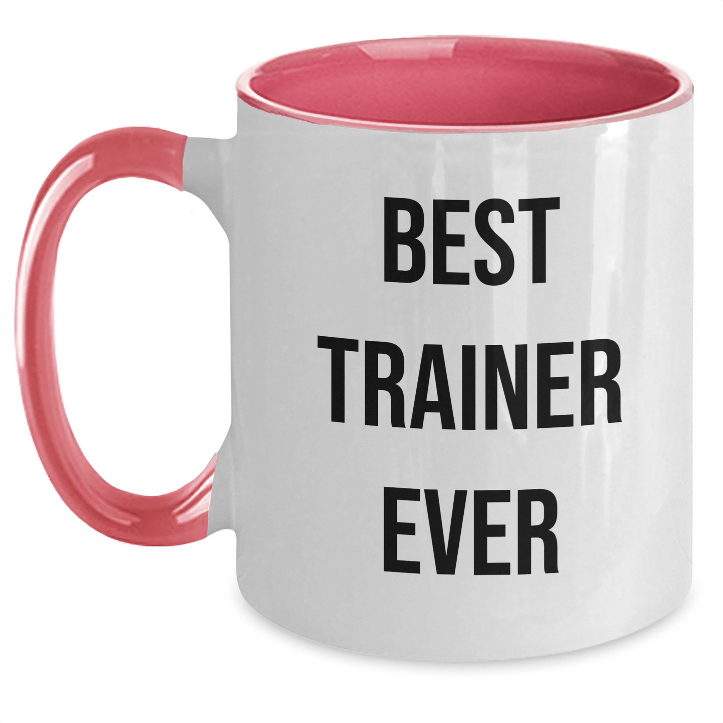 Funny Trainer Gifts from Friends for Best Trainer Ever Two Tone Coffee Mug, Graduation Unique Gifts - The Buy Boom
