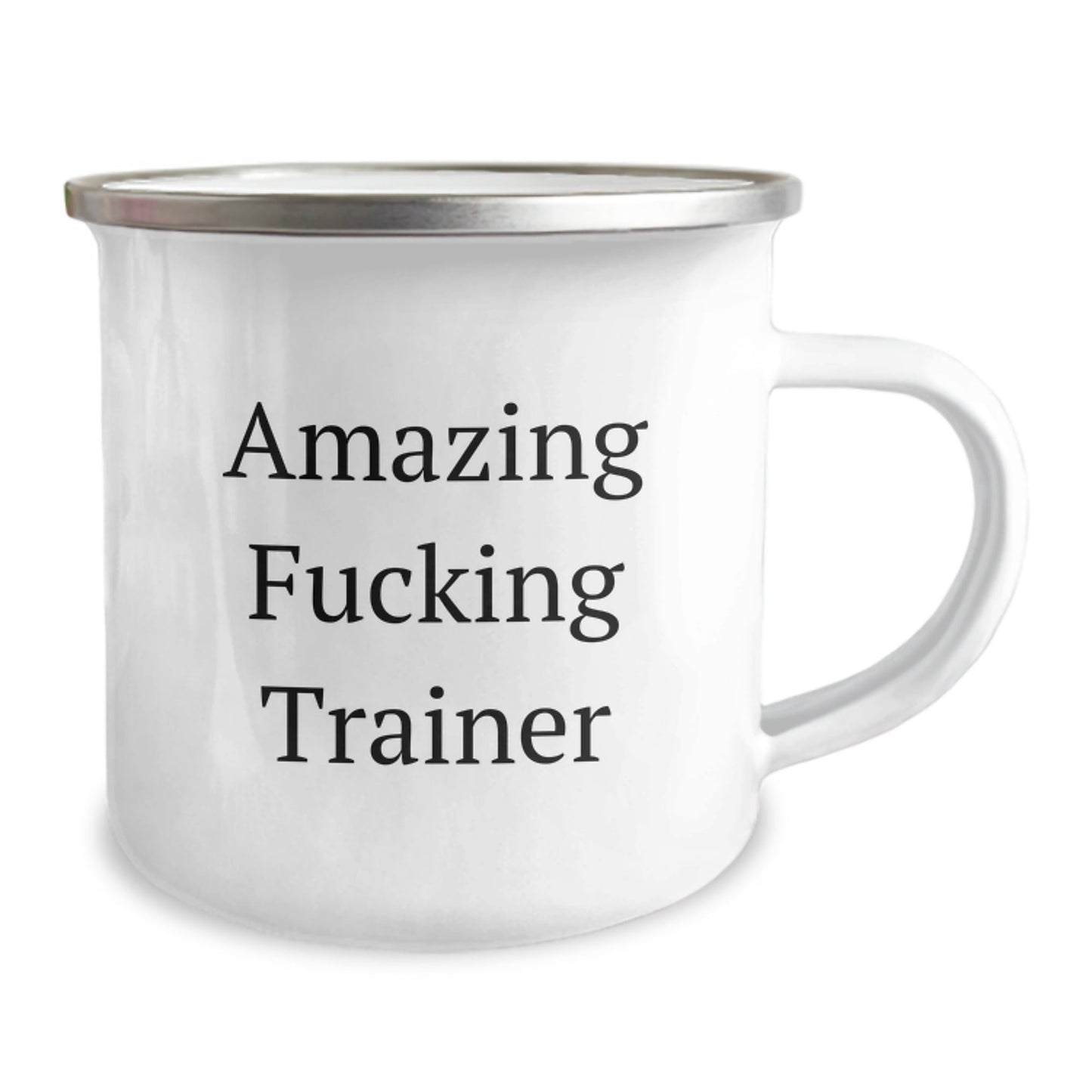 Funny Trainer Gifts from Men for Trainer - Amazing F - king Trainer Camping Mug, Unique Christmas Unique Gifts for Trainer, Funny Camping Mug - The Buy Boom