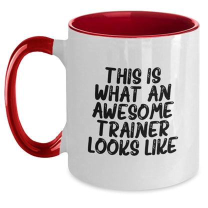 Funny Trainer Gifts from Men to Awesome Trainers for Graduation - Two Tone Coffee Mug - The Buy Boom