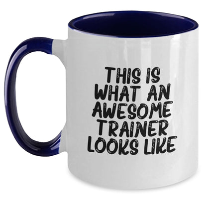 Funny Trainer Gifts from Men to Awesome Trainers for Graduation - Two Tone Coffee Mug - The Buy Boom