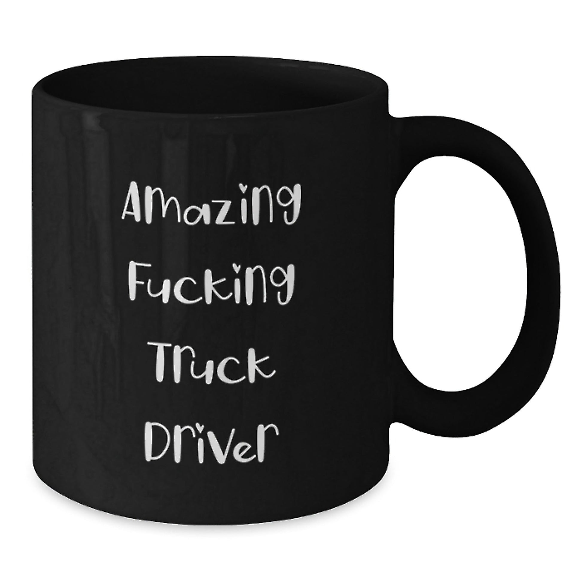 Funny Truck Driver Gifts from Friends - Amazing Truck Driver Black Coffee Mug for Birthday - The Buy Boom