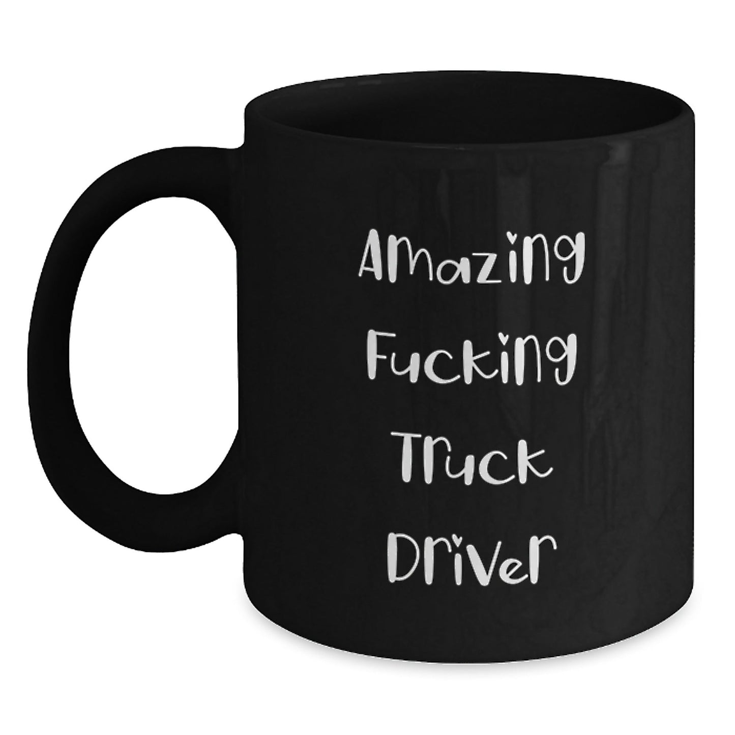 Funny Truck Driver Gifts from Friends - Amazing Truck Driver Black Coffee Mug for Birthday - The Buy Boom