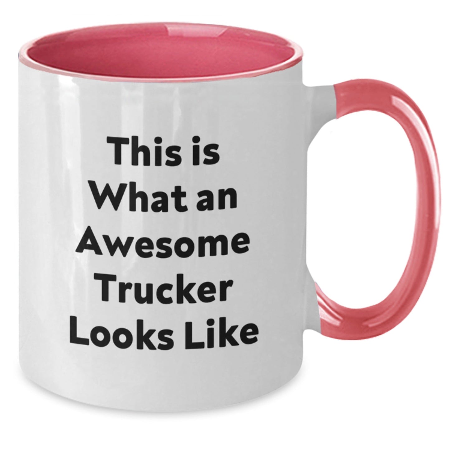 Funny Trucker Gifts from Men for Awesome Trucker Looks Like Two Tone Coffee Mugs, Graduation Unique Gifts for Trucker - The Buy Boom