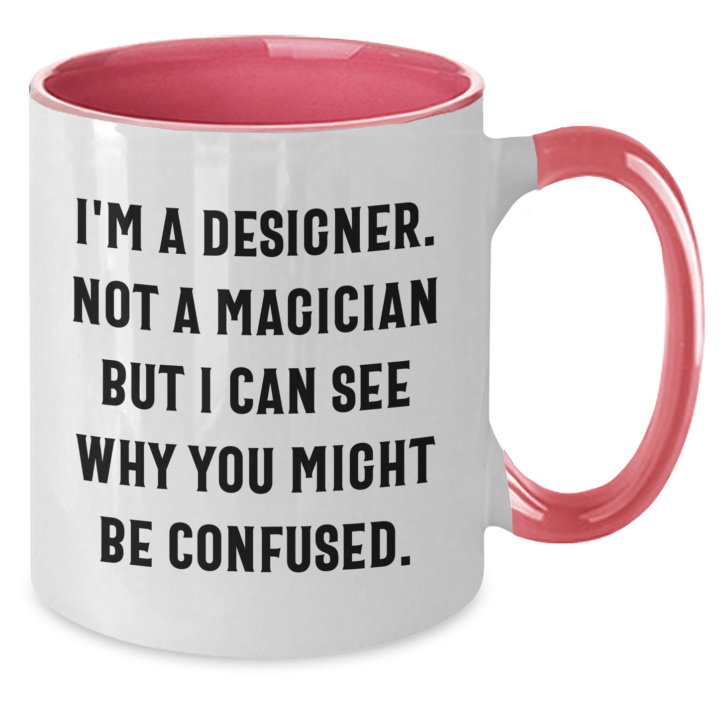Funny Two Tone Coffee Mug Gifts for Designer, Gifts from Friends, Unique Father's Day Unique Gifts Idea - The Buy Boom