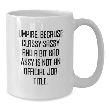 Funny Umpire Gifts for Men Friends Family White Coffee Mugs Unique Christmas Memorable Presents from Umpire Enthusiasts - The Buy Boom