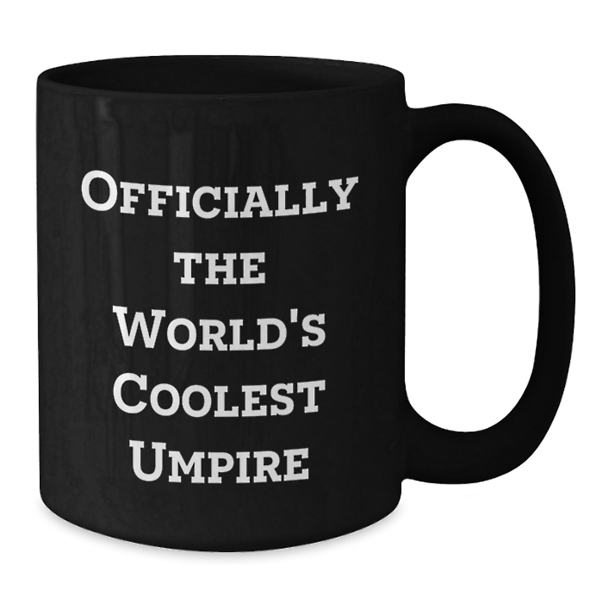 Funny Umpire Gifts for Men, 'Officially The World's Coolest Umpire' Black Coffee Mug, Graduation Unique Gifts from Friends, Family, or Coworkers - The Buy Boom