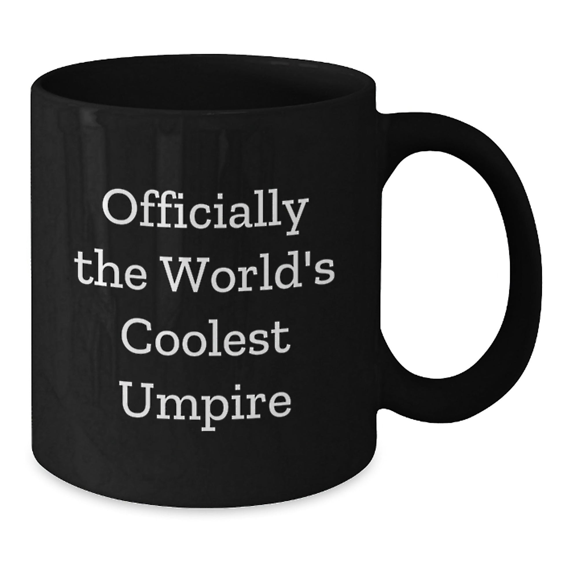 Funny Umpire Gifts from Men, Gifts for Umpire on Graduation Day, Black Coffee Mug - Officially The World's Coolest Umpire, Humorous Umpire Mugs, Unique Gifts for Men, Women, Friends, Family - The Buy Boom