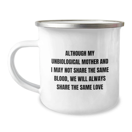 Funny Unbiological Mother Camping Mug Gifts from Men to Unbiological Mother for Christmas Unique Gifts - The Buy Boom
