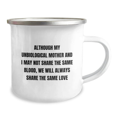 Funny Unbiological Mother Camping Mug Gifts from Men to Unbiological Mother for Christmas Unique Gifts - The Buy Boom