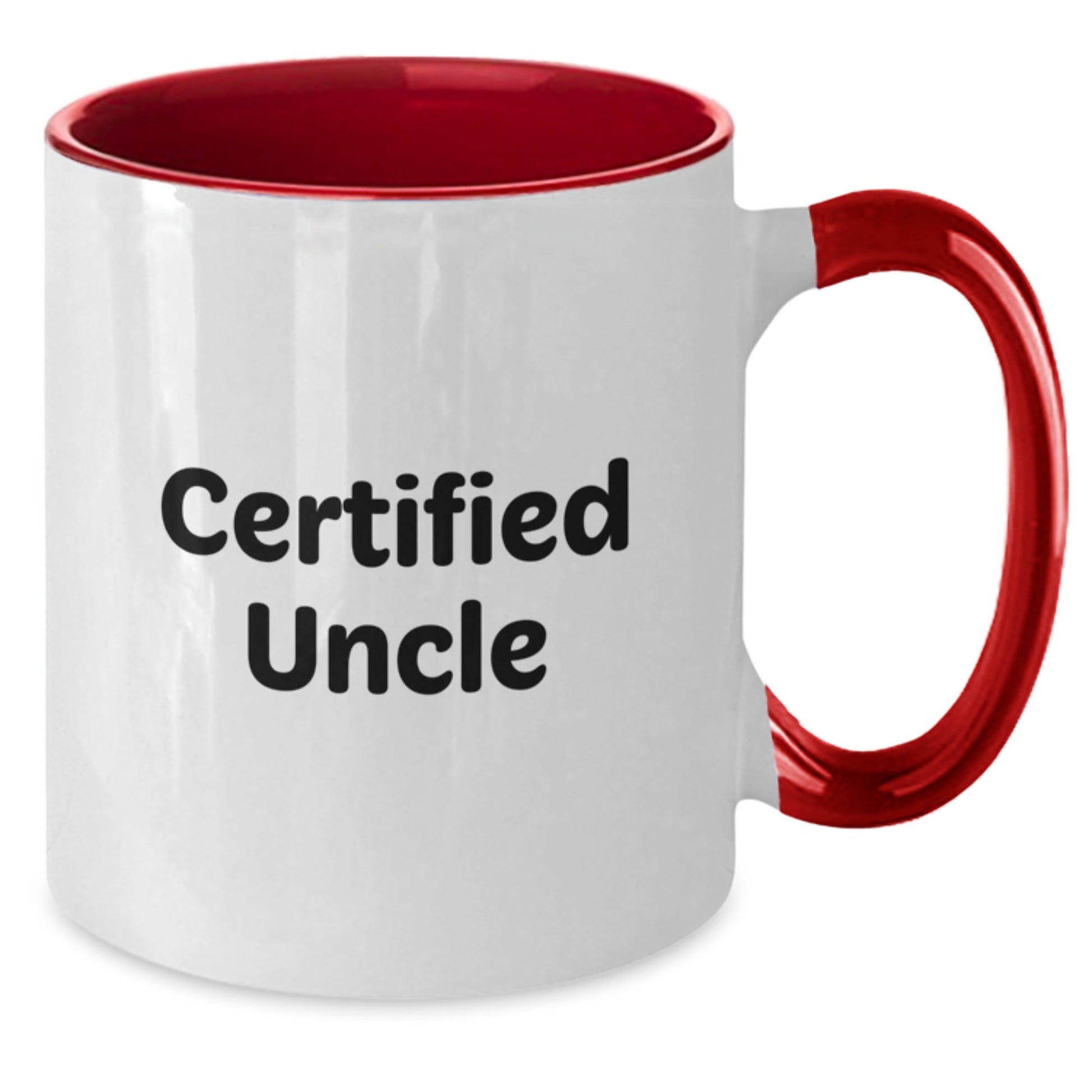 Funny Uncle Certified Graduation Gifts from Men to Uncle - Two Tone Coffee Mug with Inspirational Quote, Perfect for Uncle's Special Day - The Buy Boom