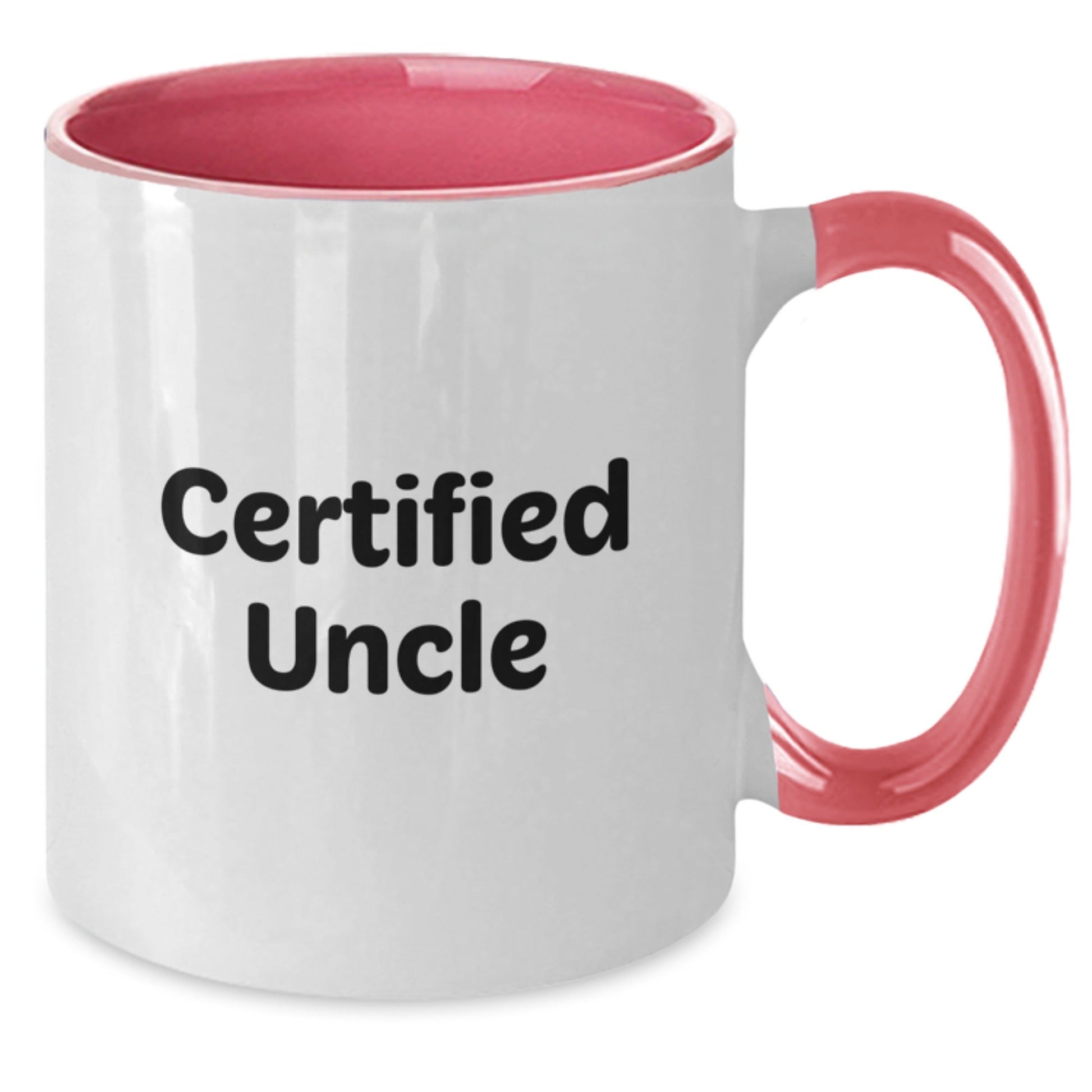 Funny Uncle Certified Graduation Gifts from Men to Uncle - Two Tone Coffee Mug with Inspirational Quote, Perfect for Uncle's Special Day - The Buy Boom