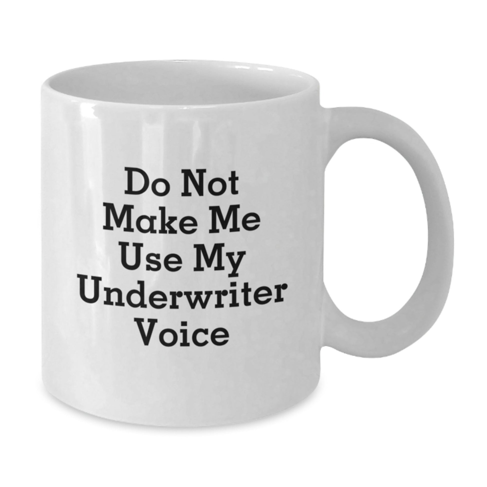 Funny Underwriter Gifts from Friends and Family, White Coffee Mug for Christmas Unique Presents - The Buy Boom